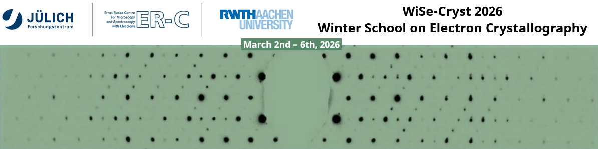 WiSe-Cryst 2026 Winter School on Electron Crystallography