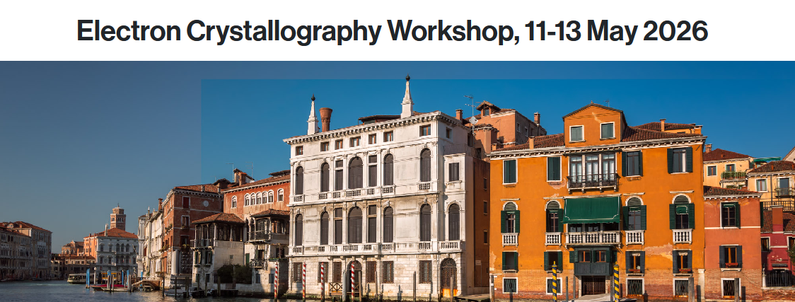 Electron Crystallography Workshop, 11-13 May 2026