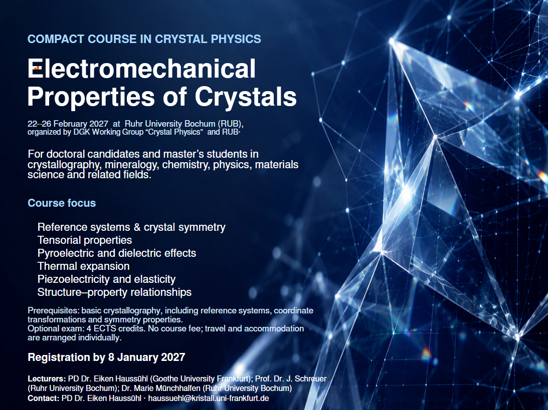 COMPACT COURSE IN CRYSTAL PHYSICS